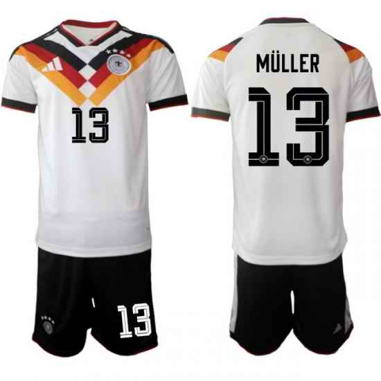 Germany 2026 FIFA World Cup Soccer Jersey White #13 MULLER